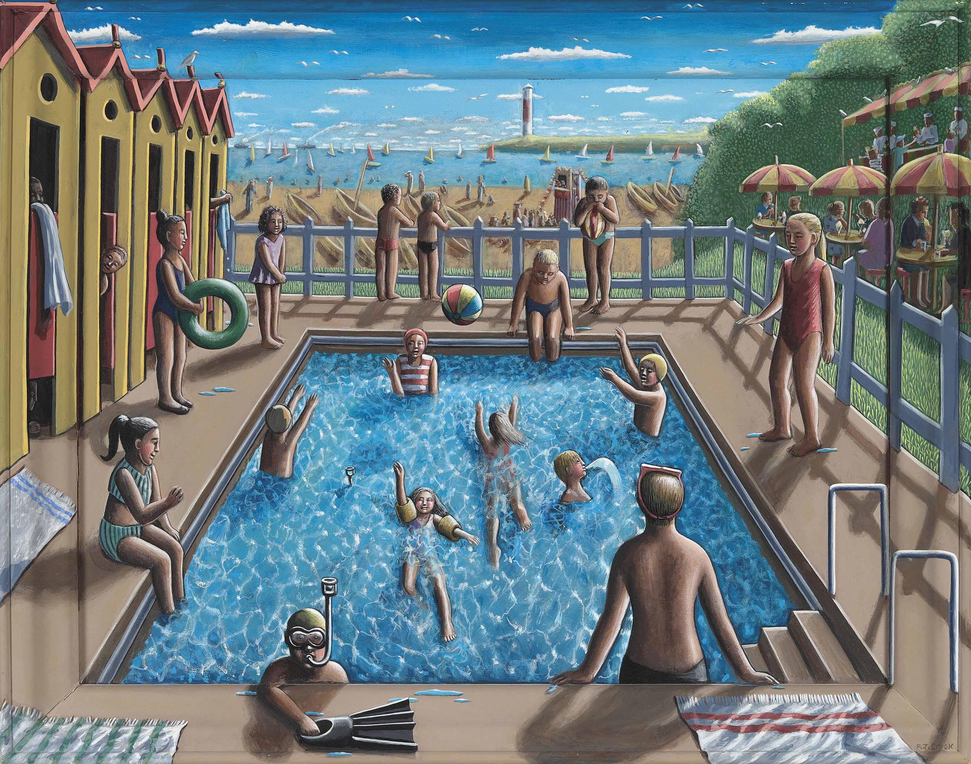 Pamela J. Crook - Swimming Pool