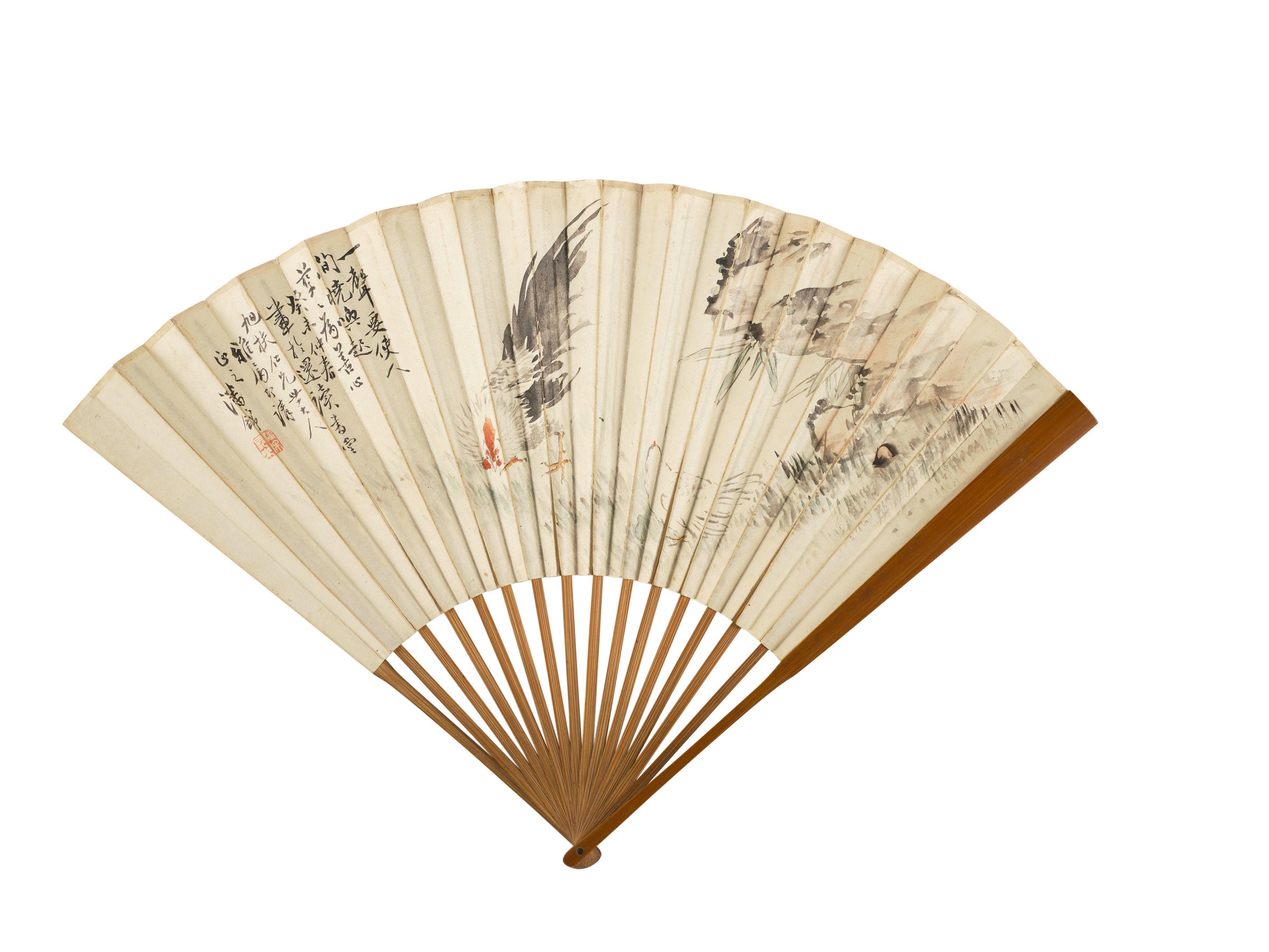 Pan Jin - Rooster and Hen, 1883