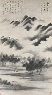 Pan Simu - Landscape after Dong Qichang