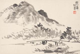Pan Tianshou - Landscape after the Rain