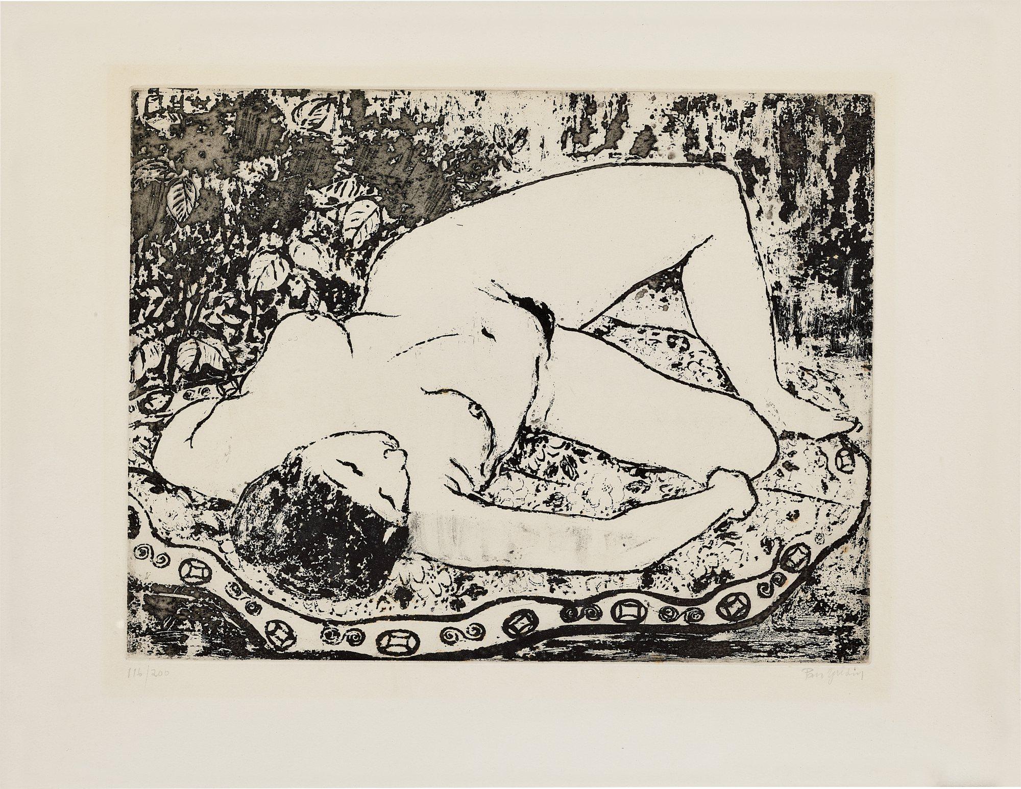 Pan Yuliang - Femme nue allongée