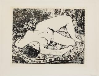 Pan Yuliang - Femme nue allongée