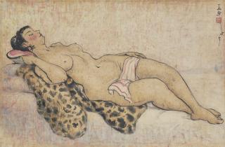 Pan Yuliang - Reclining Nude