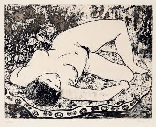Pan Yuliang - Reclining Nude