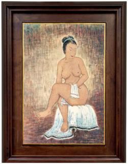 Pan Yuliang - Seated Nude(Painted Approximately In 1940 - 1945)