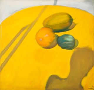 Panagiotis Tetsis - Summer fruits on yellow table