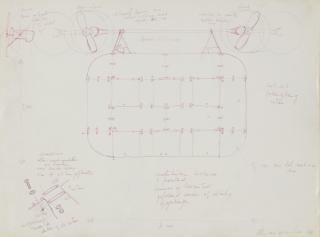 Panamarenko - Untitled (Study For Delta Man Powered Aeroplane)