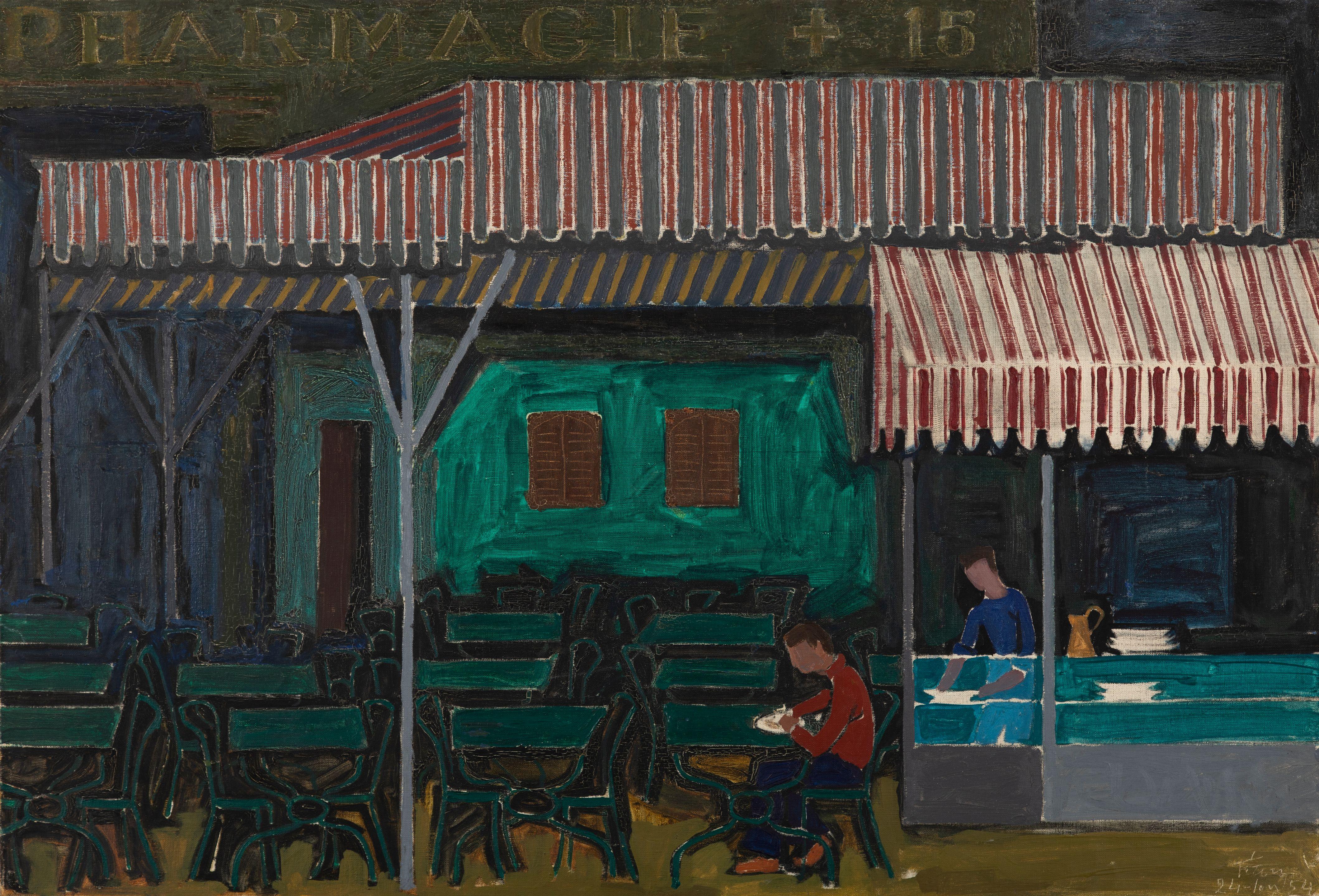 Panayiotis Tetsis - Cafe parisien
