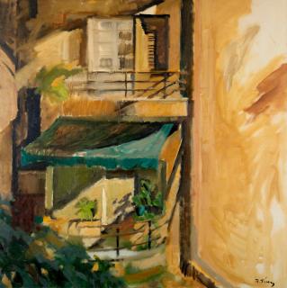 Panayiotis Tetsis - La tente verte/ Athènes II