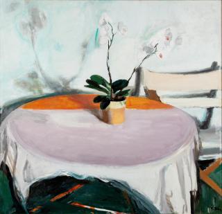 Panayiotis Tetsis - Nature morte avec orchidées