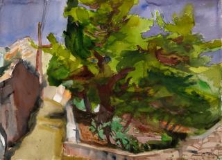 Panayiotis Tetsis - Paysage grec