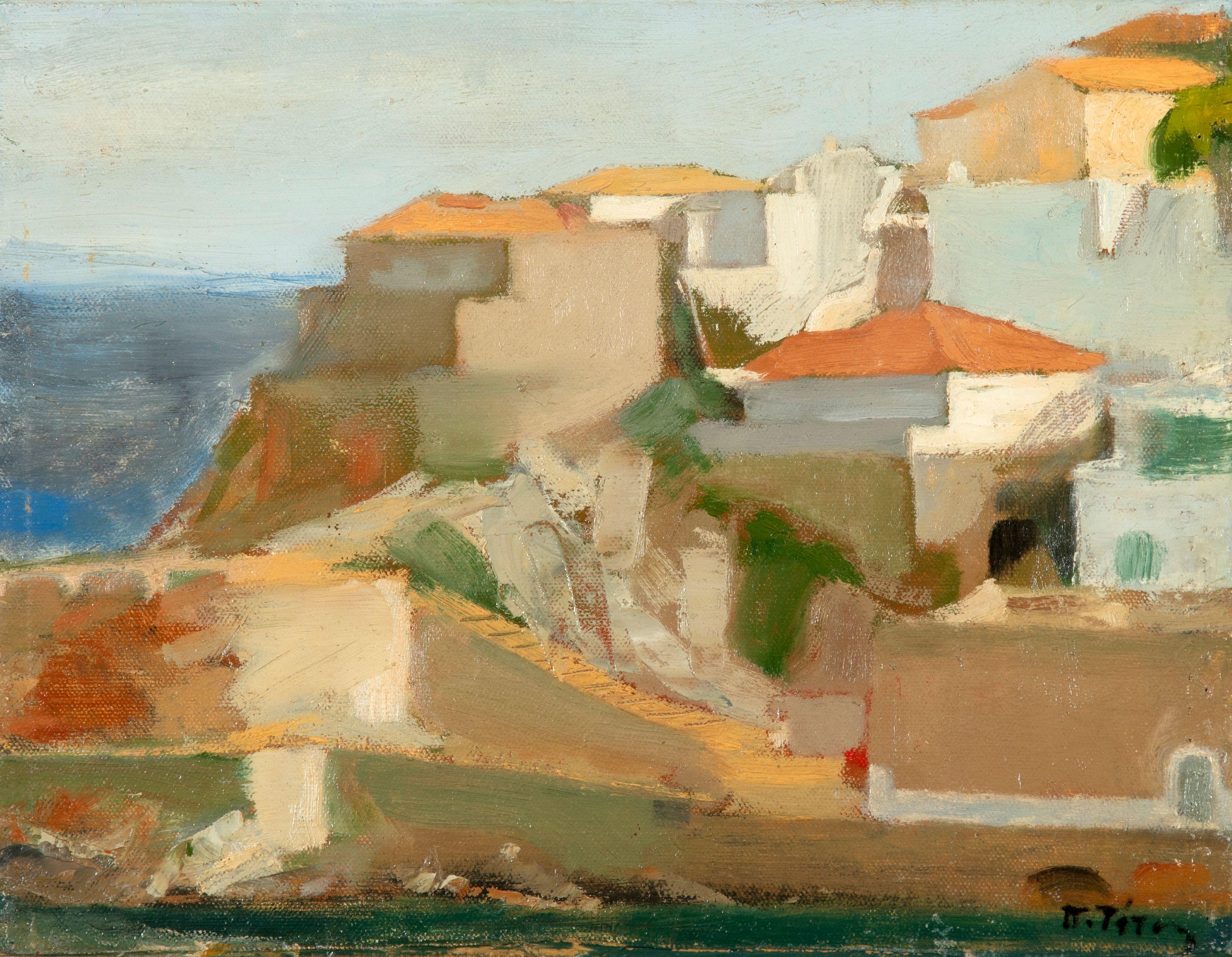 Panayiotis Tetsis - Vue d\'Hydra