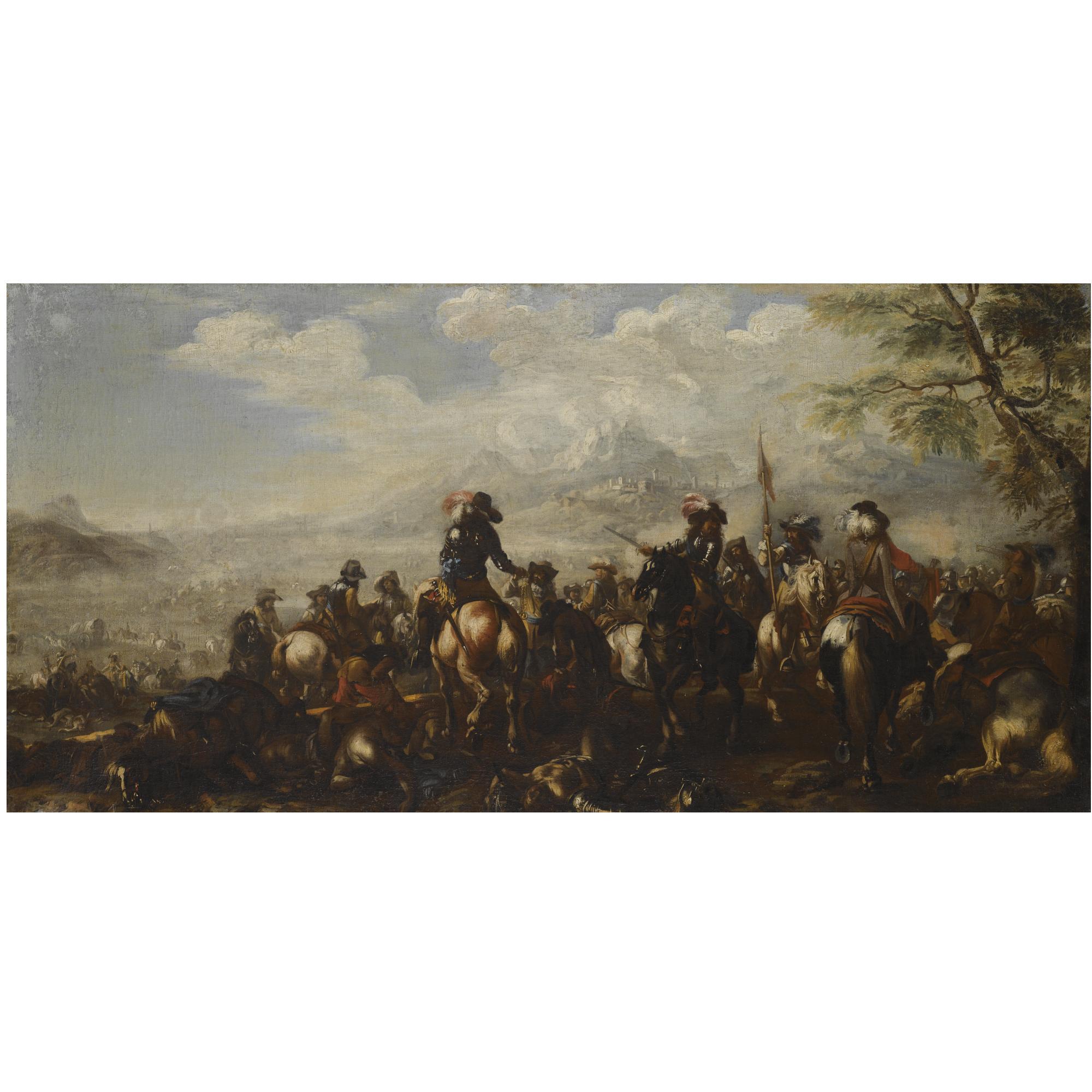 Pandolfo Reschi - A Commander Giving Orders In The Aftermath Of A Battle