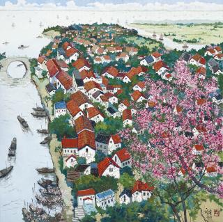 Pang Jiun - Heavenly Landscape in Suhang