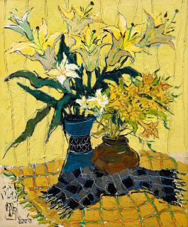 Pang Jiun - Lilies(Painted In 2006)