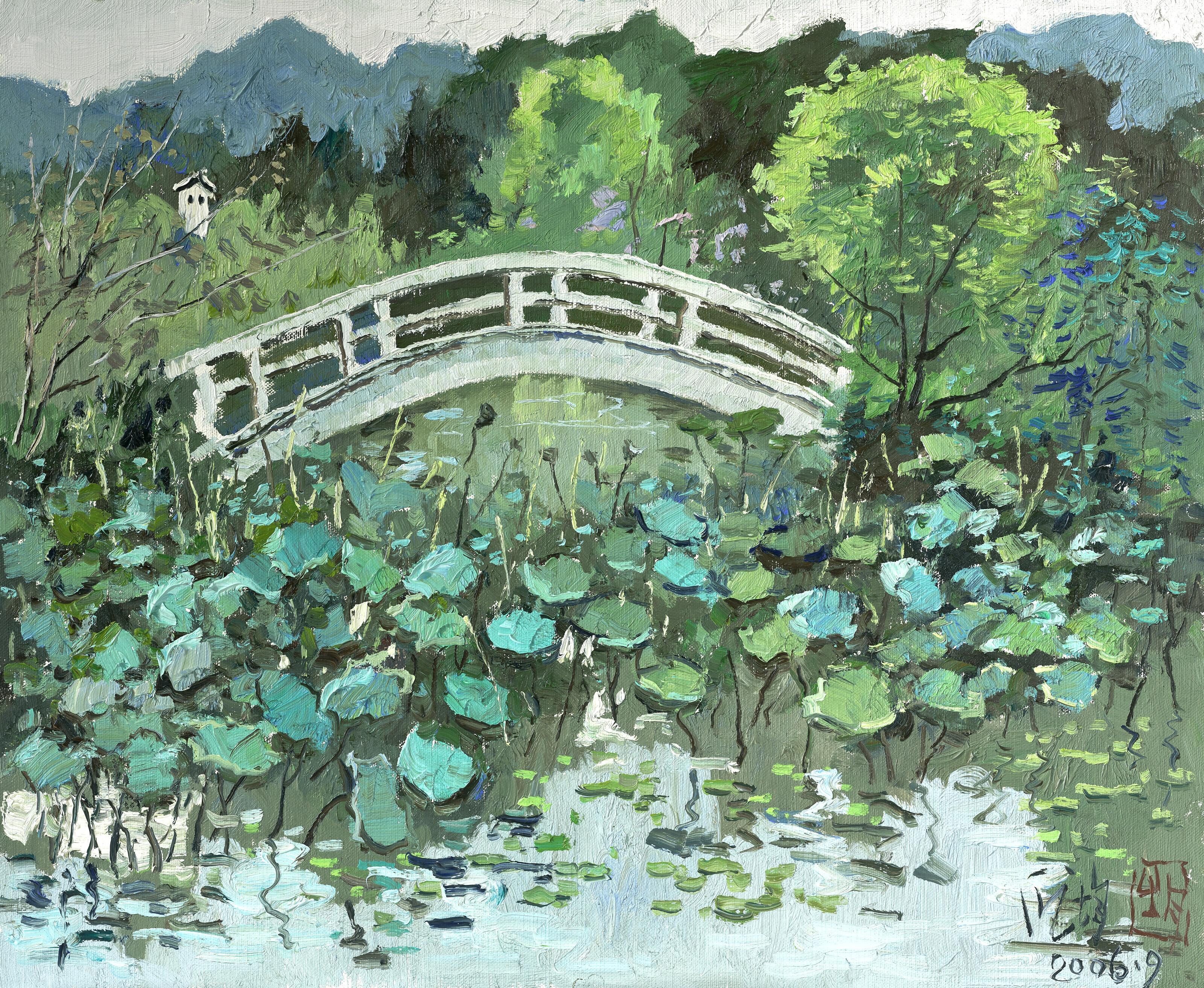 Pang Jiun - Lotus Pond in Suzhou