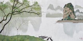 Pang Jiun - Spring Arrived In Guilin (Painted In 2021)