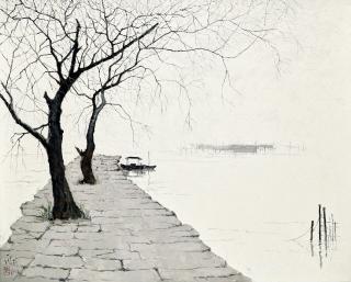 Pang Jiun - The Footprints of Bai Juyi (Su Zhou Moon Bay Village)