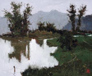 Pang Jun - The Landscape(Painted in 2004)