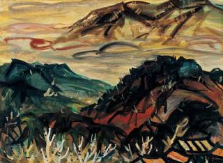 Pang Tseng-Ying - Countryside at Dusk