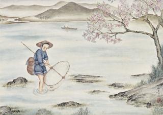 Pang Xunqin - Catching Fish