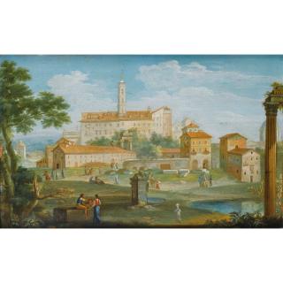 Paolo Anesi - Vue Du Campo Vaccino À Rome