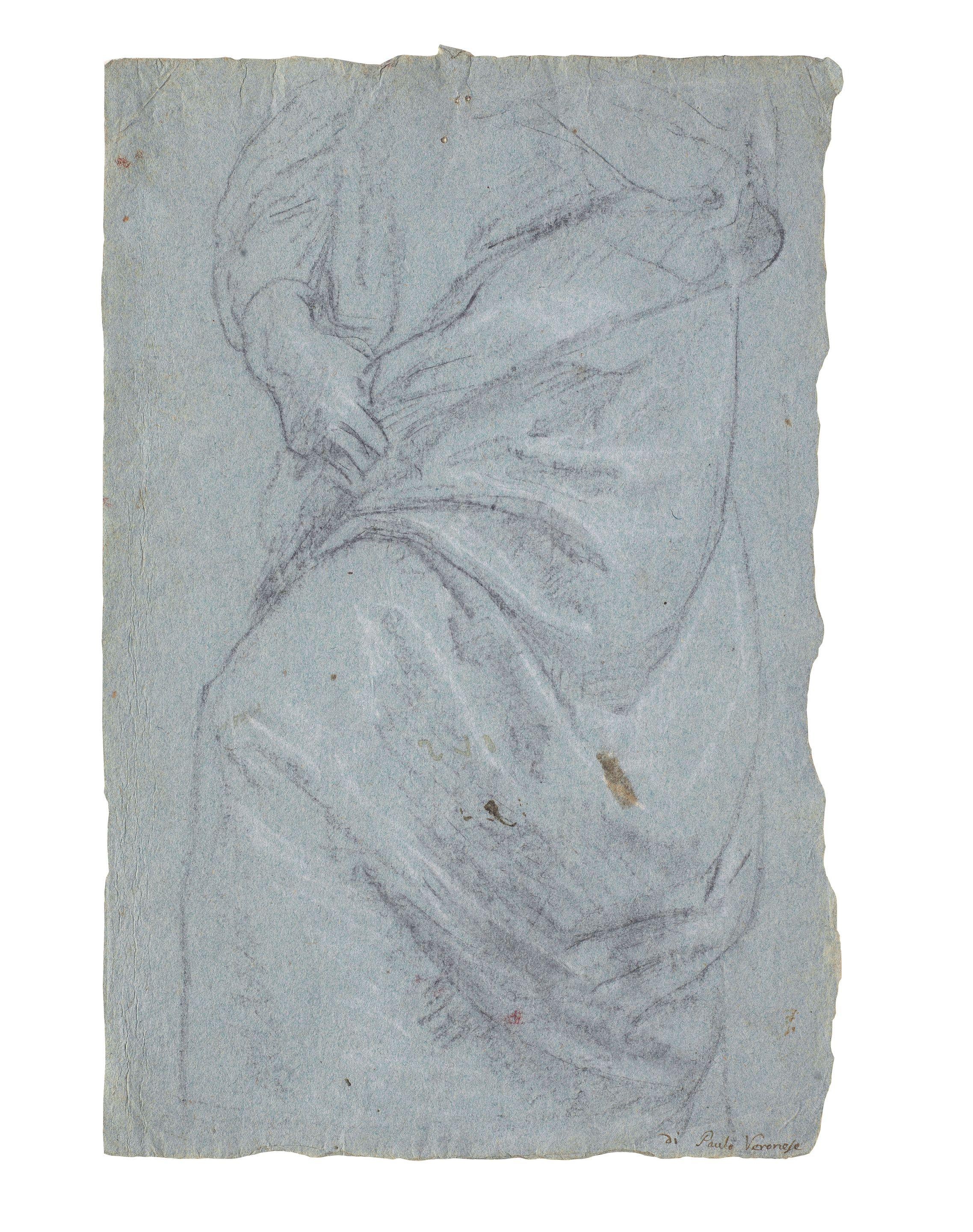 Paolo Caliari - A drapery study