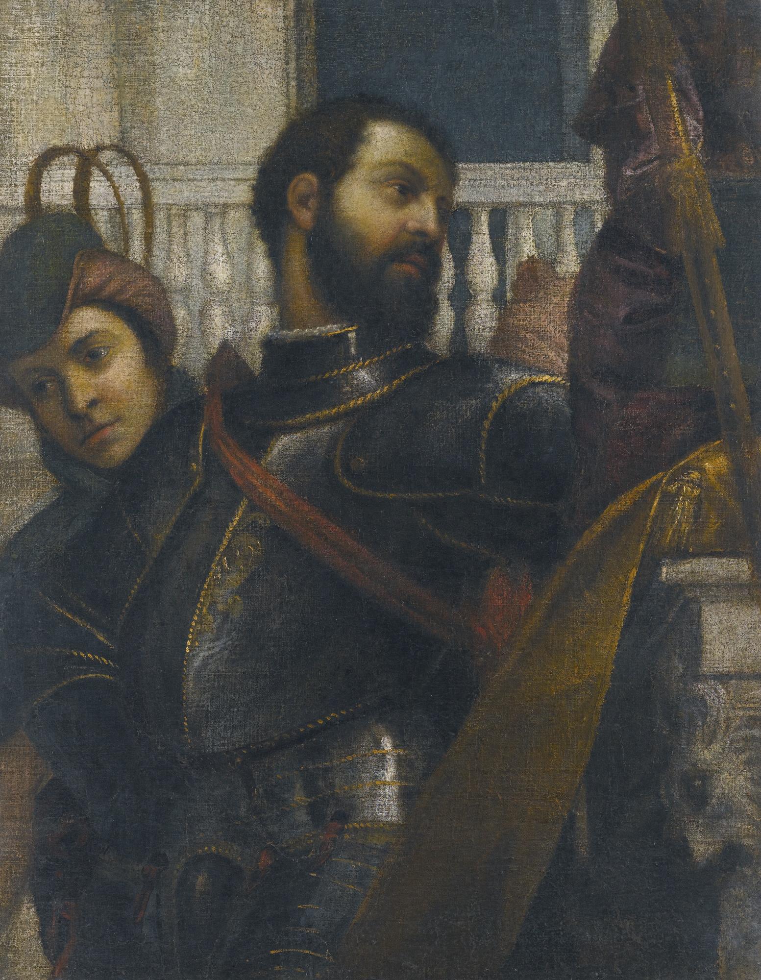 Paolo Caliari - A Knight And His Page