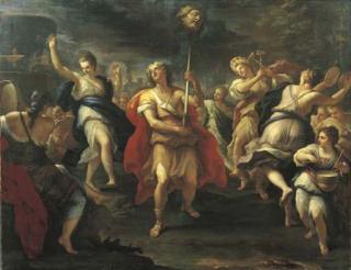 Paolo De Matteis - David in trionfo festeggiato dalle fanciulle di Israele