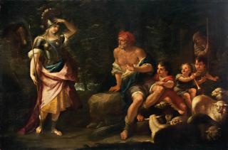 Paolo De Matteis - L\'arrivo di Erminia tra i pastori