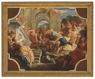 Paolo De Matteis - The Fall Of The Temple - A Bozzetto