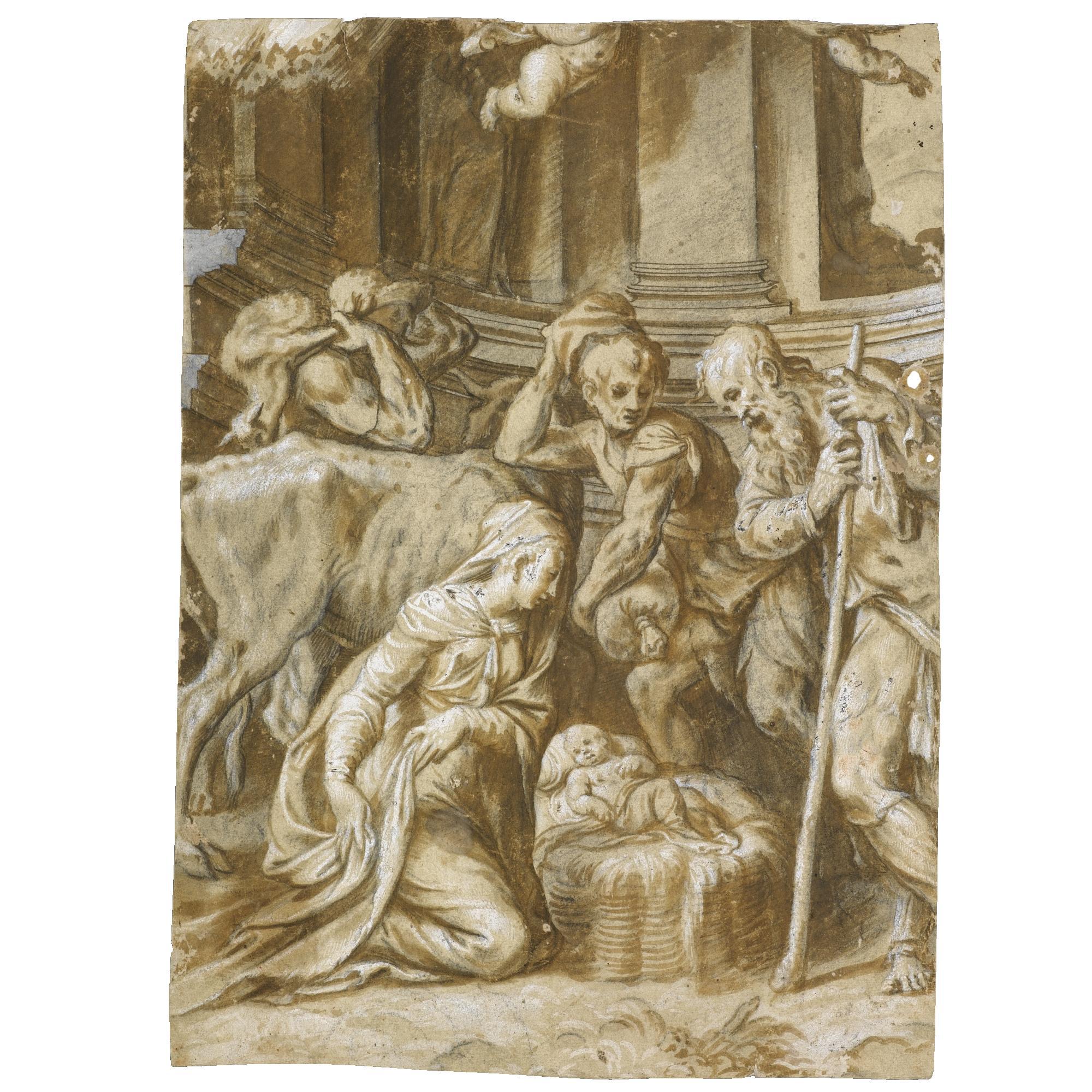 Paolo Farinati - The Adoration Of The Shepherds