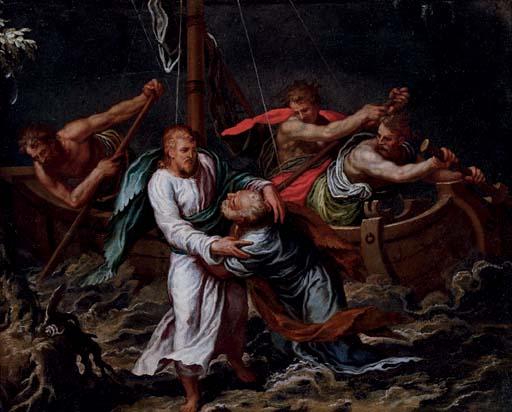 Paolo Farinati - The calling of Peter