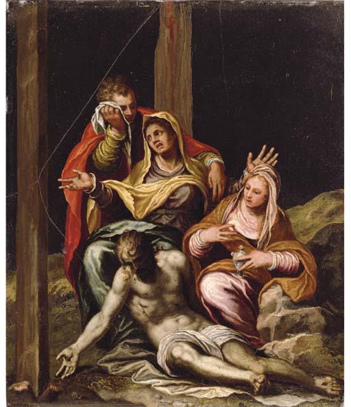 Paolo Farinati - The Lamentation over the Dead Christ