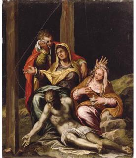 Paolo Farinati - The Lamentation over the Dead Christ