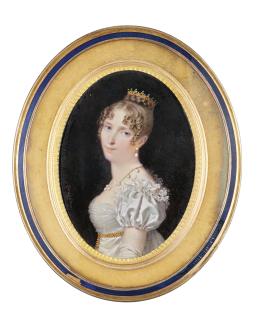 Paolo Ferdinando Quaglia - Portrait Of Hortense De Beauharnais, Queen Of Holland (1783-1837), Circa 1810