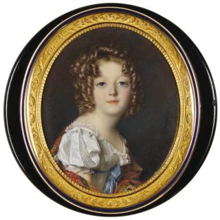 Paolo Ferdinando Quaglia - Portrait Of Ida De Grimod D\'Orsay (1802-1882), Circa 1810