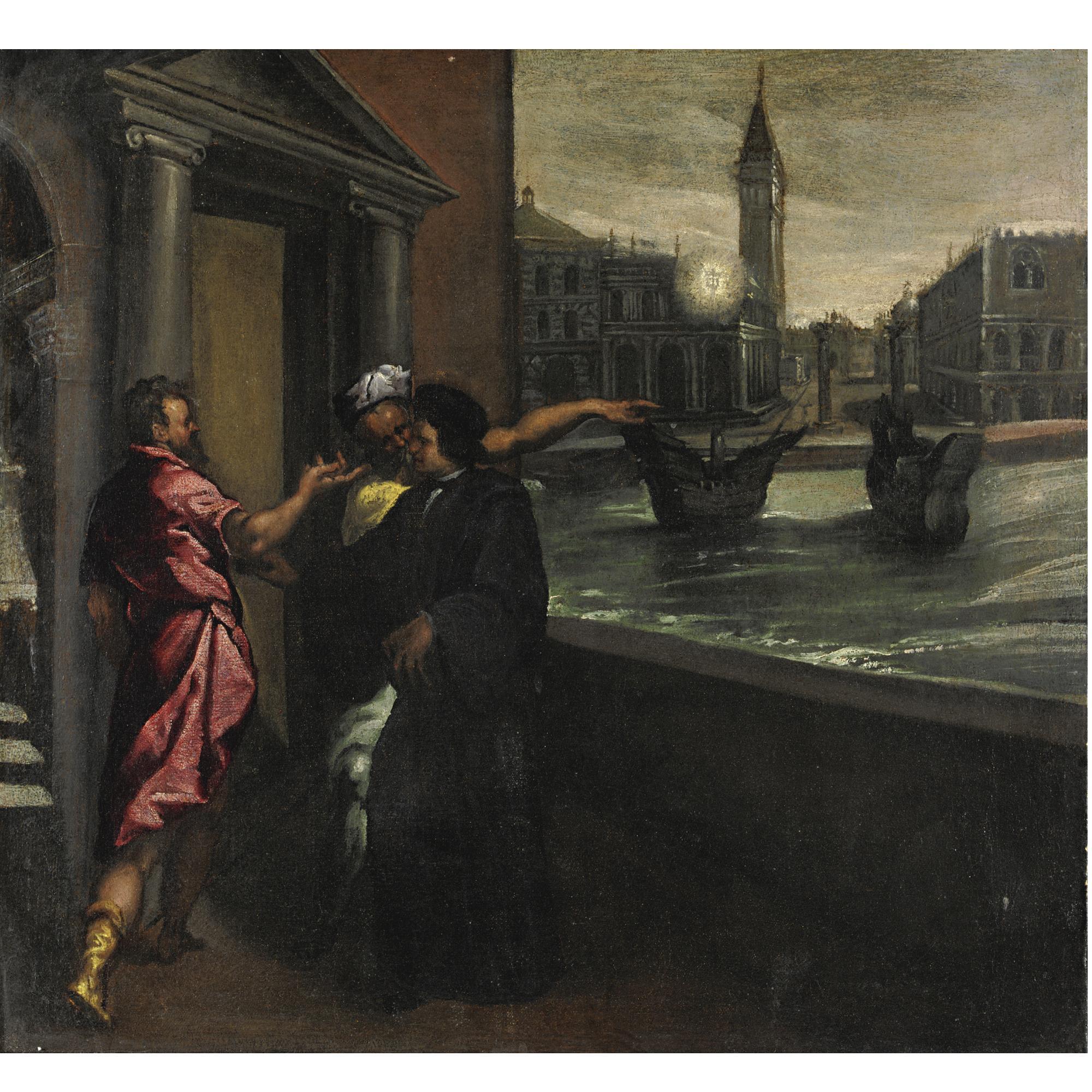 Paolo Fiammingo - Scena Veneziana, La Piazzetta Sul Fondo
