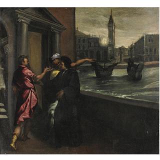 Paolo Fiammingo - Scena Veneziana, La Piazzetta Sul Fondo