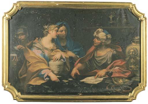 Paolo Gerolamo Piola - La Maddalena acquista unguenti per Cristo