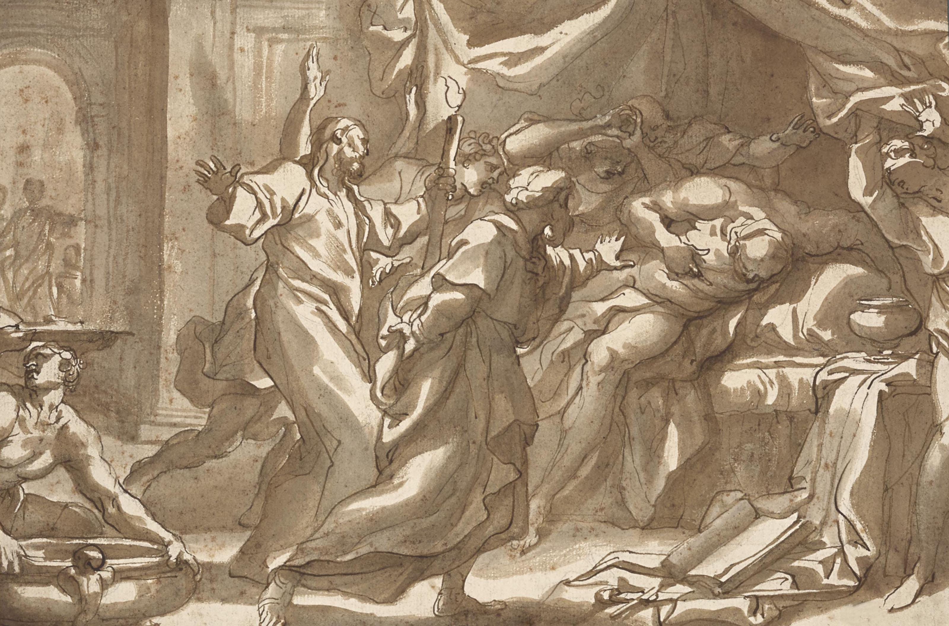 Paolo Gerolamo Piola - La Mort De Socrate