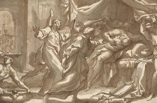 Paolo Gerolamo Piola - La Mort De Socrate