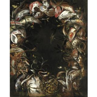 Paolo Porpora - Corona Di Pesci, Crostacei, Molluschi E Una Tartaruga