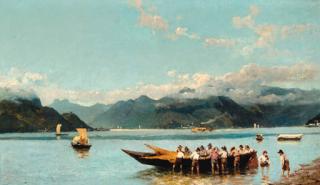 Paolo Sala - A northern Italian lake landscape
