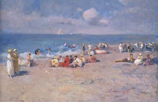 Paolo Sala - Beach Scene