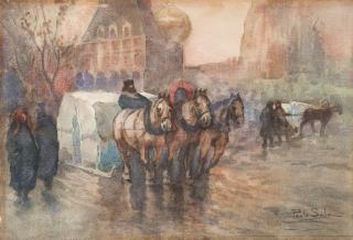 Paolo Sala - Trasporto del ghiaccio a Mosca