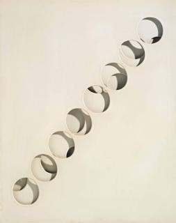 Paolo Scheggi - Intersuperficie curva bianca