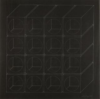 Paolo Scheggi - Progetto per inter-ena-cubo