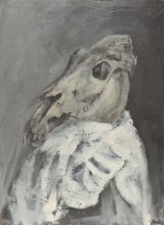 Paolo Vallorz - Ohne Titel (Pferdekopf).