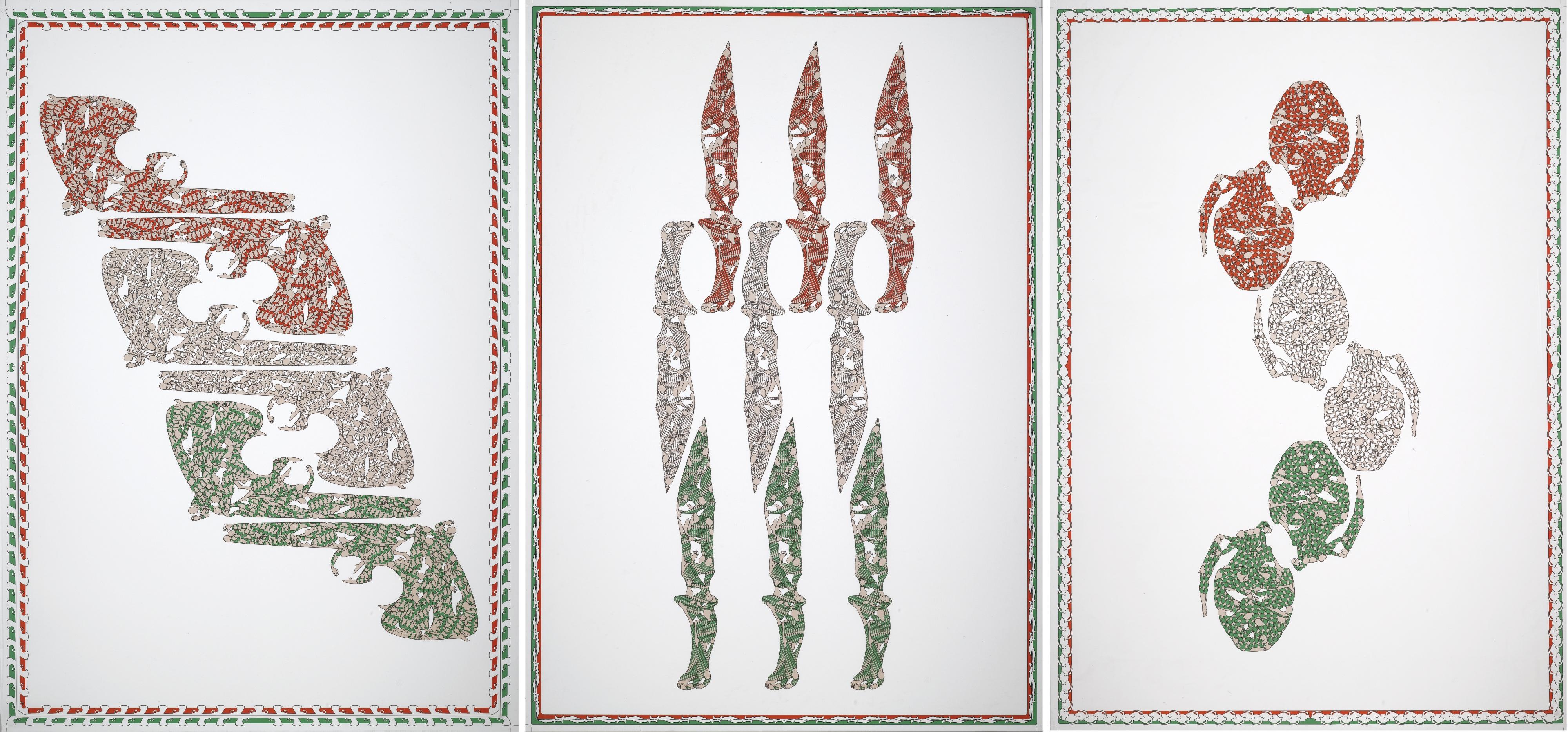 Parastou Forouhar - Untitled (From The Flag Collection Series)